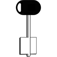 CHIAVE DOPPIA MAPPA MOTTURA 92187 ORIGINALE - CASSEFORTI E SERIE 50 OTTONE NICHELATO MTM- 5 pezzi