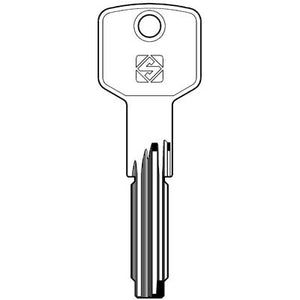 CHIAVE PUNZONATA CISA CS141 SILCA - OTTONE NICHELATO- 5 pezzi