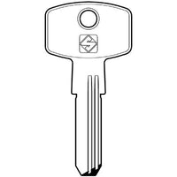 CHIAVE PUNZONATA ELCA TESA EC5 SILCA - OTTONE NICHELATO- 5 pezzi