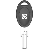 CHIAVE PUNZONATA EUROLOCKS EU21P SILCA - OTTONE NICHELATO- 5 pezzi