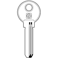 CHIAVE PUNZONATA FAC FAC15 SILCA - OTTONE NICHELATO- 2 pezzi