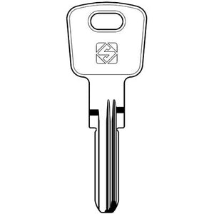 CHIAVE PUNZONATA OMEC OC6 SILCA - OTTONE NICHELATO- 5 pezzi