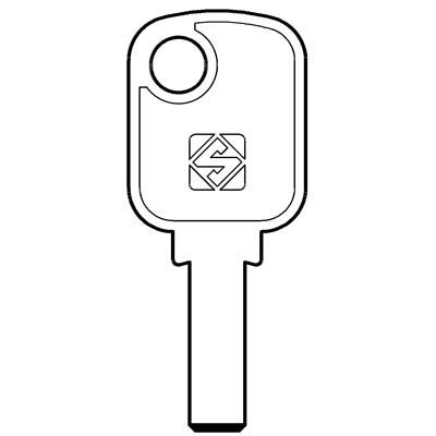 CHIAVE PUNZONATA SECURITAC KYR SCU1 SILCA - ZAMA- 10 pezzi