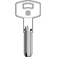 CHIAVE PUNZONATA SATURN STU6R SILCA - OTTONE NICHELATO- 5 pezzi