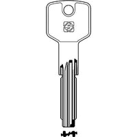 CHIAVE PUNZONATA CISA CS172 SILCA - OTTONE NICHELATO- 5 pezzi