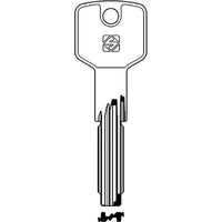 CHIAVE PUNZONATA CISA CS173 SILCA - OTTONE NICHELATO- 5 pezzi