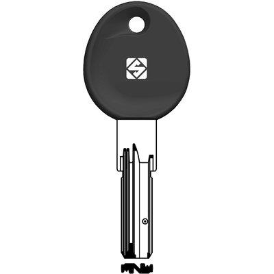 CHIAVE PUNZONATA ISEO IE38RP SILCA - ALPACCA- 2 pezzi