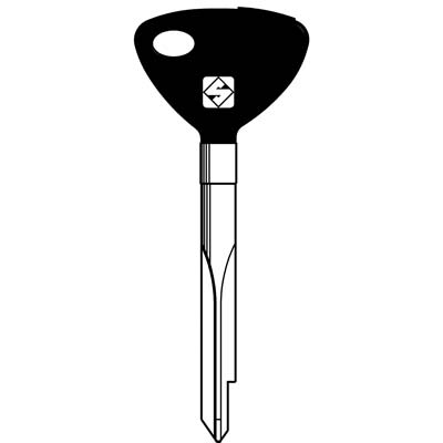 CHIAVE A CROCE BURG XBW2P SILCA - ACCIAIO NICHELATO- 2 pezzi