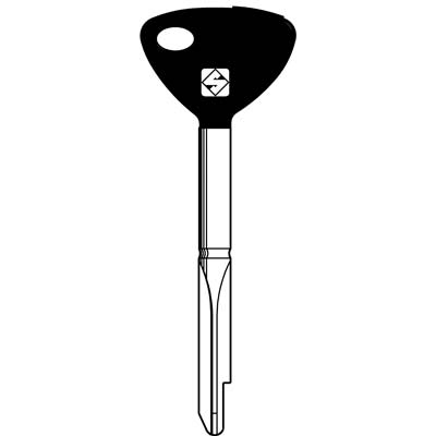 CHIAVE A CROCE YALE XY5P SILCA - ACCIAIO NICHELATO- 2 pezzi