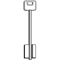 CHIAVE DOPPIA MAPPA CISA 00120 ORIGINALE - OTTONE NICHELATO CSLC- 5 pezzi