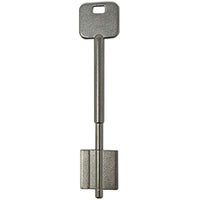 CHIAVE DOPPIA MAPPA CR 10B ORIGINALE - OTTONE NICHELATO- 5 pezzi