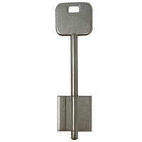 CHIAVE DOPPIA MAPPA CR 14B ORIGINALE - OTTONE NICHELATO- 5 pezzi