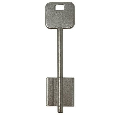 CHIAVE DOPPIA MAPPA CR 14B ORIGINALE - OTTONE NICHELATO- 5 pezzi