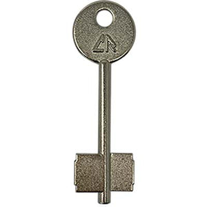 CHIAVE DOPPIA MAPPA CR 11 ORIGINALE - OTTONE NICHELATO- 5 pezzi