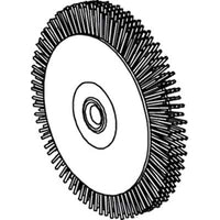 SPAZZOLA ACCIAIO SBAVARE DUPLICATRICE SILCA  MM 80X10X15
