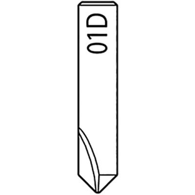 FRESINO X DUPLICATRICE FUTURA 01D SILCA  CHIAVI PUNZONATE