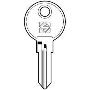 CHIAVE PIATTA ABUS AB43R SILCA - ACCIAIO NICHELATO- 10 pezzi