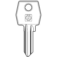 CHIAVE PIATTA AGB AGB2 SILCA - OTTONE NICHELATO- 10 pezzi