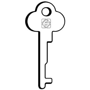 CHIAVE PIATTA IBFM 1003P1 SILCA - ACCIAIO NICHELATO- 10 pezzi