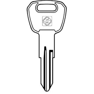 CHIAVE PIATTA ALPHA ALP4 SILCA - OTTONE NICHELATO- 10 pezzi