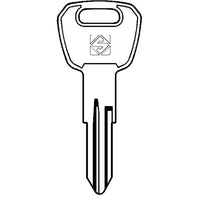 CHIAVE PIATTA ALPHA ALP9R SILCA - OTTONE NICHELATO- 10 pezzi