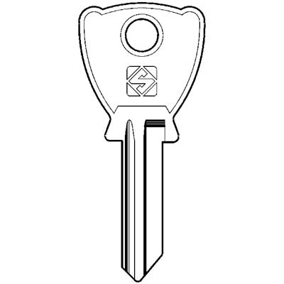 CHIAVE PIATTA BETA BE3 SILCA - OTTONE NICHELATO- 20 pezzi