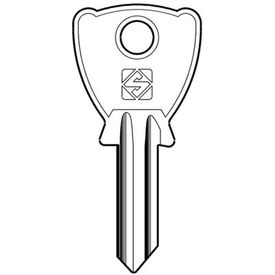 CHIAVE PIATTA BETA BE200 SILCA - OTTONE NICHELATO- 20 pezzi