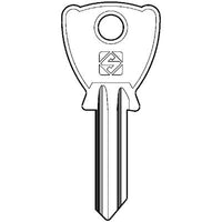 CHIAVE PIATTA BETA BE202 SILCA - OTTONE NICHELATO- 20 pezzi