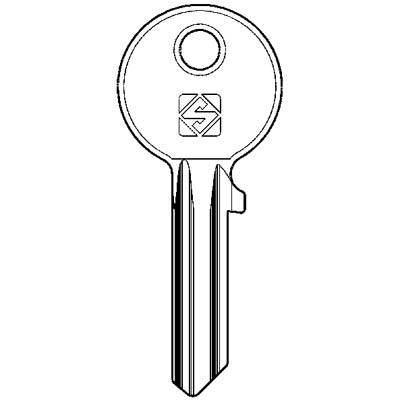 CHIAVE PIATTA CORNI CC8 SILCA - OTTONE NICHELATO- 10 pezzi