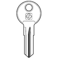 CHIAVE PIATTA CAB CAB2R SILCA - OTTONE NICHELATO- 10 pezzi