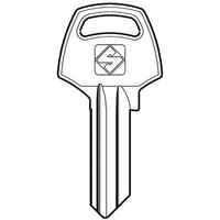 CHIAVE PIATTA CORBIN CB2 SILCA - OTTONE NICHELATO- 10 pezzi