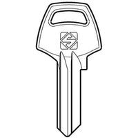 CHIAVE PIATTA CORBIN CB3 SILCA - OTTONE NICHELATO- 20 pezzi