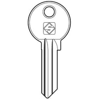 CHIAVE PIATTA CORBIN CB5 SILCA - OTTONE NICHELATO- 10 pezzi