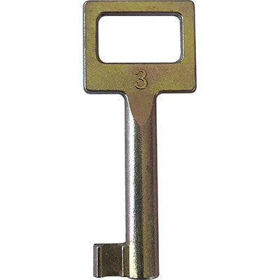 CHIAVE POSTA FEMMINA 2500 - n°4 ZAMA TROPICALAIZZATA- 10 pezzi