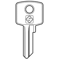 CHIAVE PIATTA CAS CIS4 SILCA - OTTONE NICHELATO- 10 pezzi