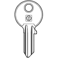 CHIAVE PIATTA CISA CS4 SILCA - OTTONE NICHELATO- 10 pezzi