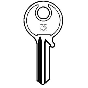 CHIAVE PIATTA CISA CS28R SILCA - OTTONE NICHELATO- 10 pezzi