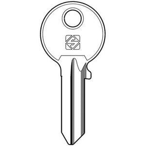 CHIAVE PIATTA CISA CS205 SILCA - OTTONE NICHELATO- 20 pezzi