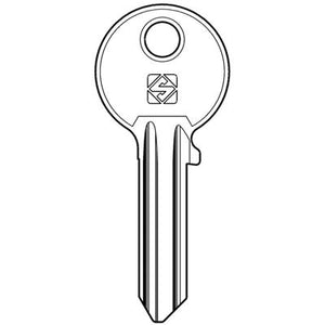 CHIAVE PIATTA CISA CS206 SILCA - OTTONE NICHELATO- 100 pezzi