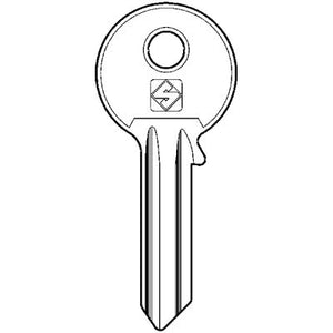 CHIAVE PIATTA FACCHINETTI FF1 SILCA - OTTONE NICHELATO- 10 pezzi