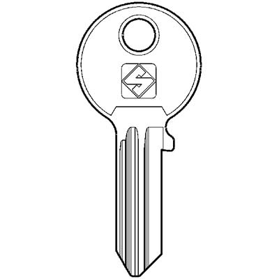 CHIAVE PIATTA FACCHINETTI FF2 SILCA - OTTONE NICHELATO- 10 pezzi