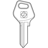 CHIAVE PIATTA FASEM FM1 SILCA - OTTONE NICHELATO- 10 pezzi