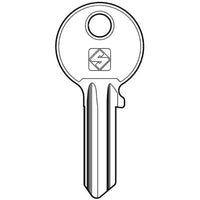 CHIAVE PIATTA ISEO IE7 SILCA - OTTONE NICHELATO- 10 pezzi