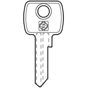 CHIAVE PIATTA L&F LF4 SILCA - OTTONE NICHELATO- 10 pezzi