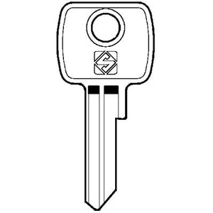 CHIAVE PIATTA L&F LF6 SILCA - OTTONE NICHELATO- 10 pezzi