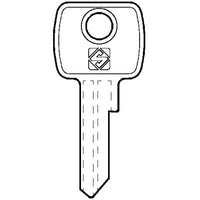 CHIAVE PIATTA L&F LF6R SILCA - OTTONE NICHELATO- 10 pezzi