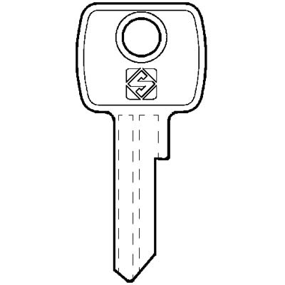 CHIAVE PIATTA L&F LF6R SILCA - OTTONE NICHELATO- 10 pezzi