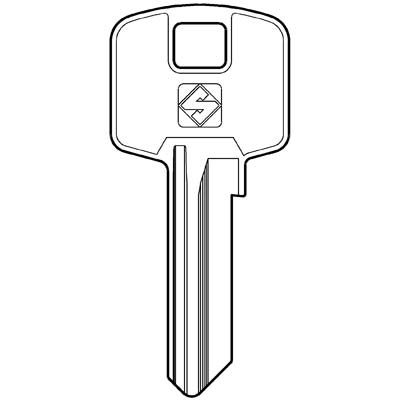 CHIAVE PIATTA MERONI MER8 SILCA - OTTONE NICHELATO- 20 pezzi