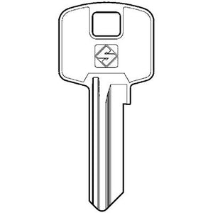 CHIAVE PIATTA MERONI MER13R SILCA - PREMIAPRI OTTONE NICHELATO- 10 pezzi