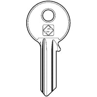 CHIAVE PIATTA MG MONTI MG2 SILCA - OTTONE NICHELATO- 10 pezzi